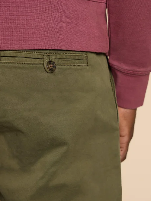 Pantalon chino biologique Sutton - Khaki Grn - 32/R Image 2