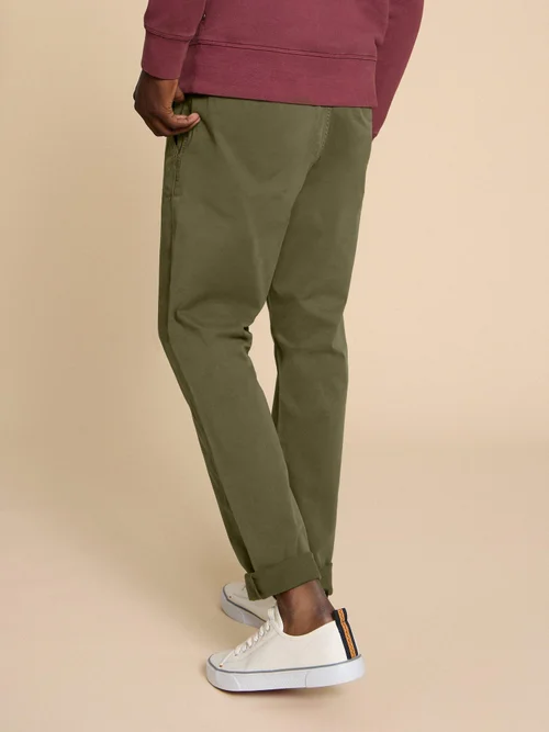 Pantalon chino biologique Sutton - Khaki Grn - 30/R Image 4