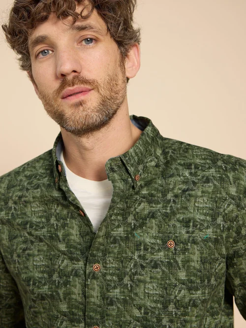 Chemise imprimée algues - Green Pr - L Image 3