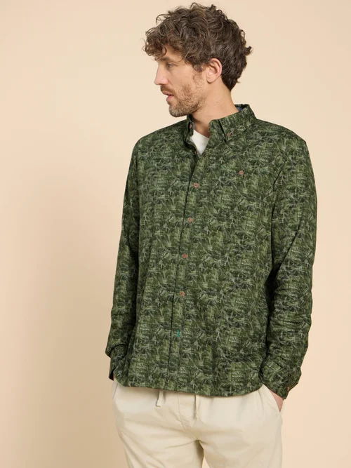 Chemise imprimée algues - Green Pr - L Image 1