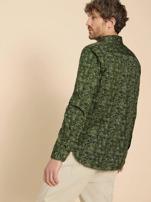 Chemise imprimée algues - Green Pr - L Image 4
