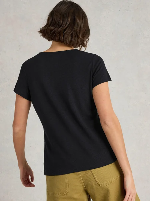 T-Shirt En Dentelle Ellie - Pure Blk - 38 Image 4