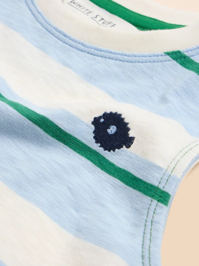 Gilet rayé pour garçon