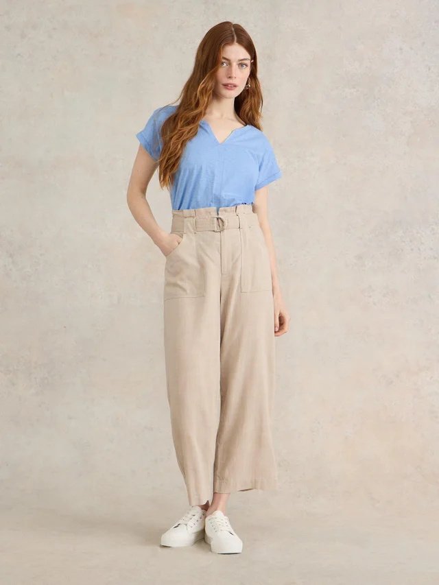 T-shirt à encolure en V NELLY