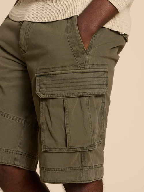 Short cargo Halsall biologique - Khaki Grn - 30/R Image 2