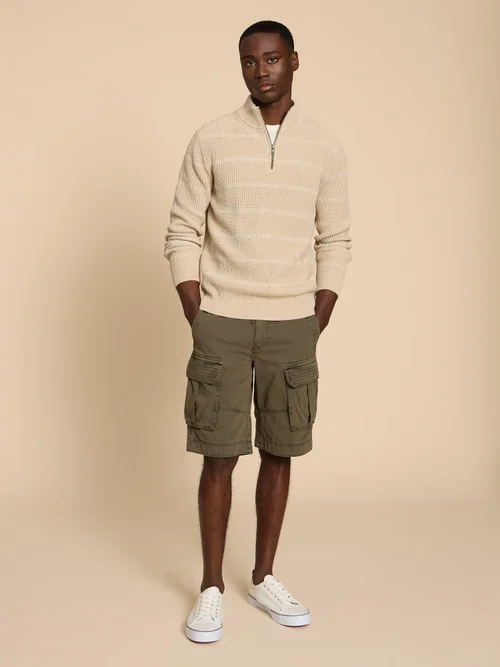 Short cargo Halsall biologique - Khaki Grn - 30/R Image 1