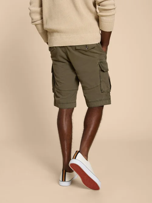 Short cargo Halsall biologique - Khaki Grn - 30/R Image 4