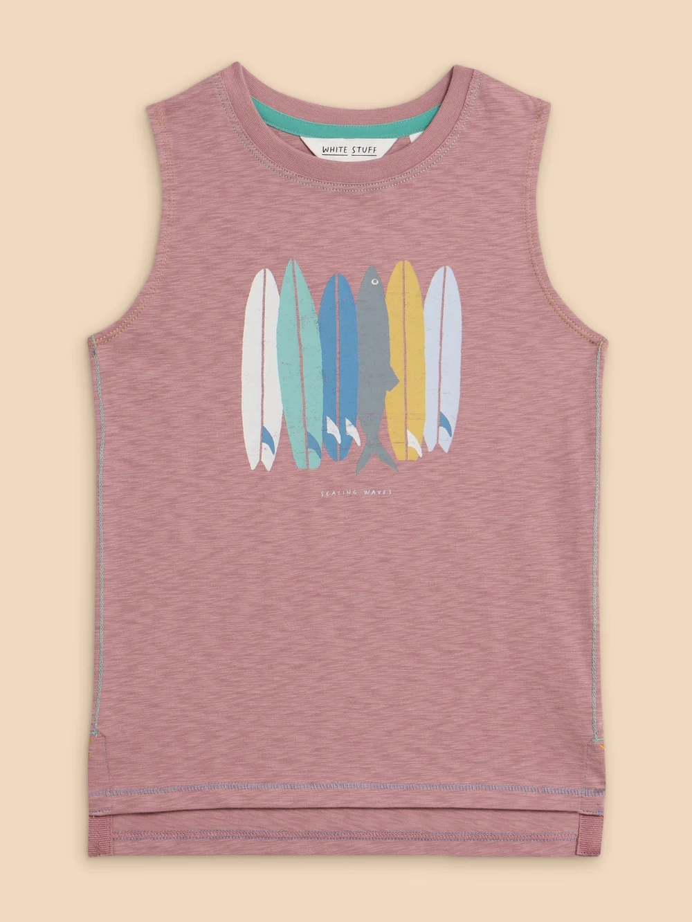 Gilet graphique Scaling Waves - Dus Purple - 3-4 Image 1