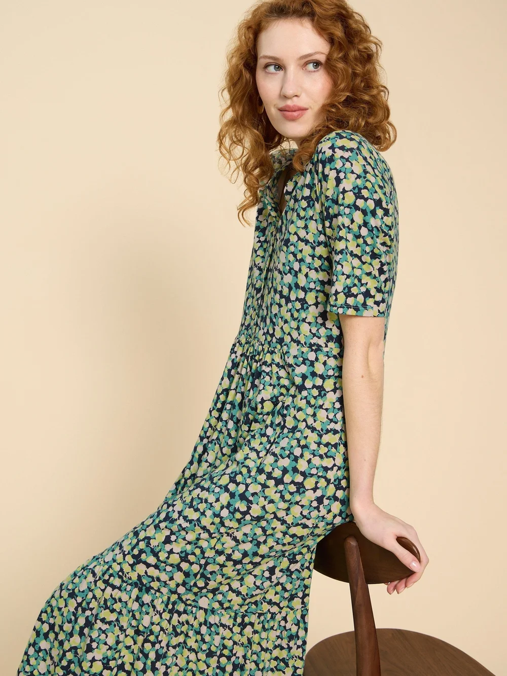 Robe en jersey Naya - Navy Pr - 52/R Image 1