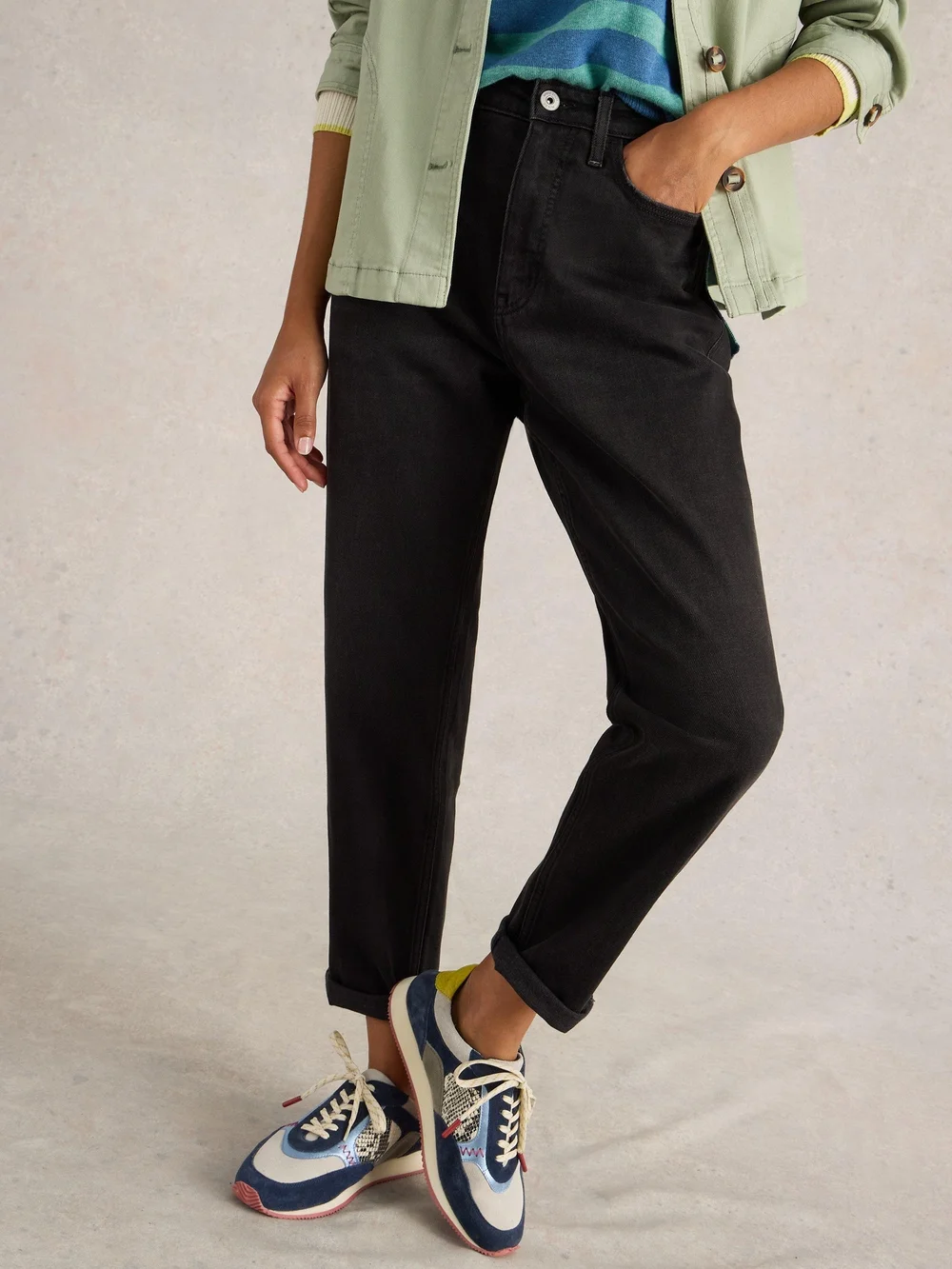Jean Freya Weekend - Washed Blk - 52/R Image 1