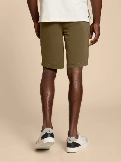 Chino-Shorts aus Bio-Baumwolle - Dk Green - 38/R Image 3