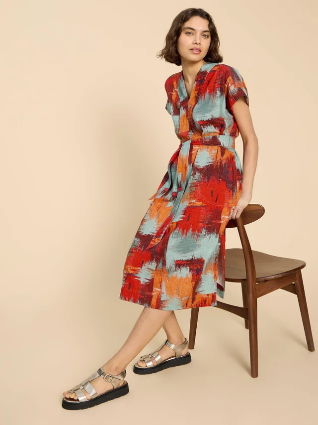Robe Marianne en lin mélangé