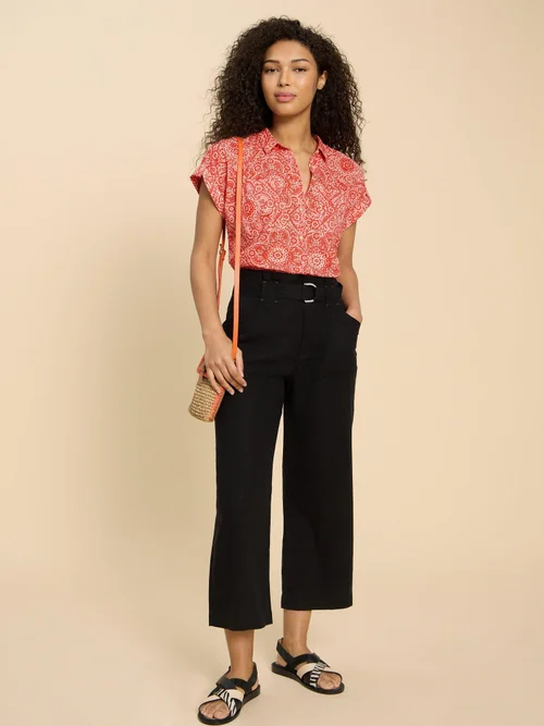 Chemise En Coton Biologique Ellie - Orange Pr - 52 Image 3