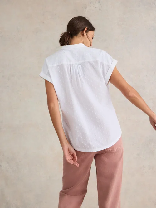 Chemise En Coton Biologique Ellie - Pale Ivory - 50 Image 4