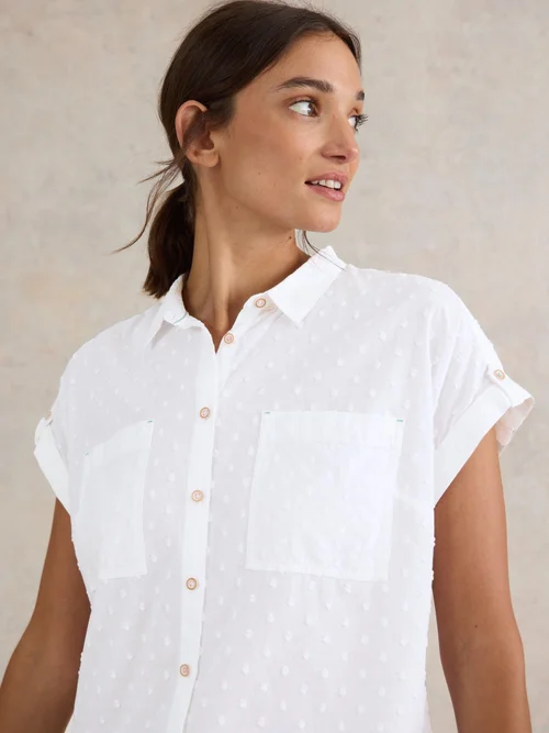 Chemise En Coton Biologique Ellie - Pale Ivory - 50 Image 3