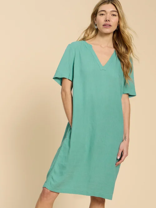 Robe droite Lydia - Mid Teal - 42 Image 2