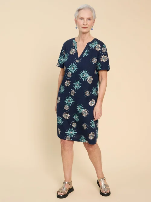 Robe droite Lydia - Navy Pr - 34 Image 2