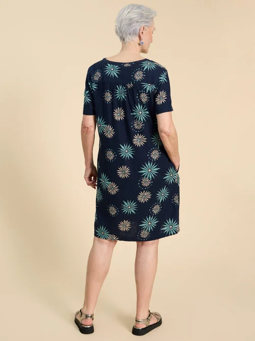Robe droite Lydia - Navy Pr - 34 Image 4