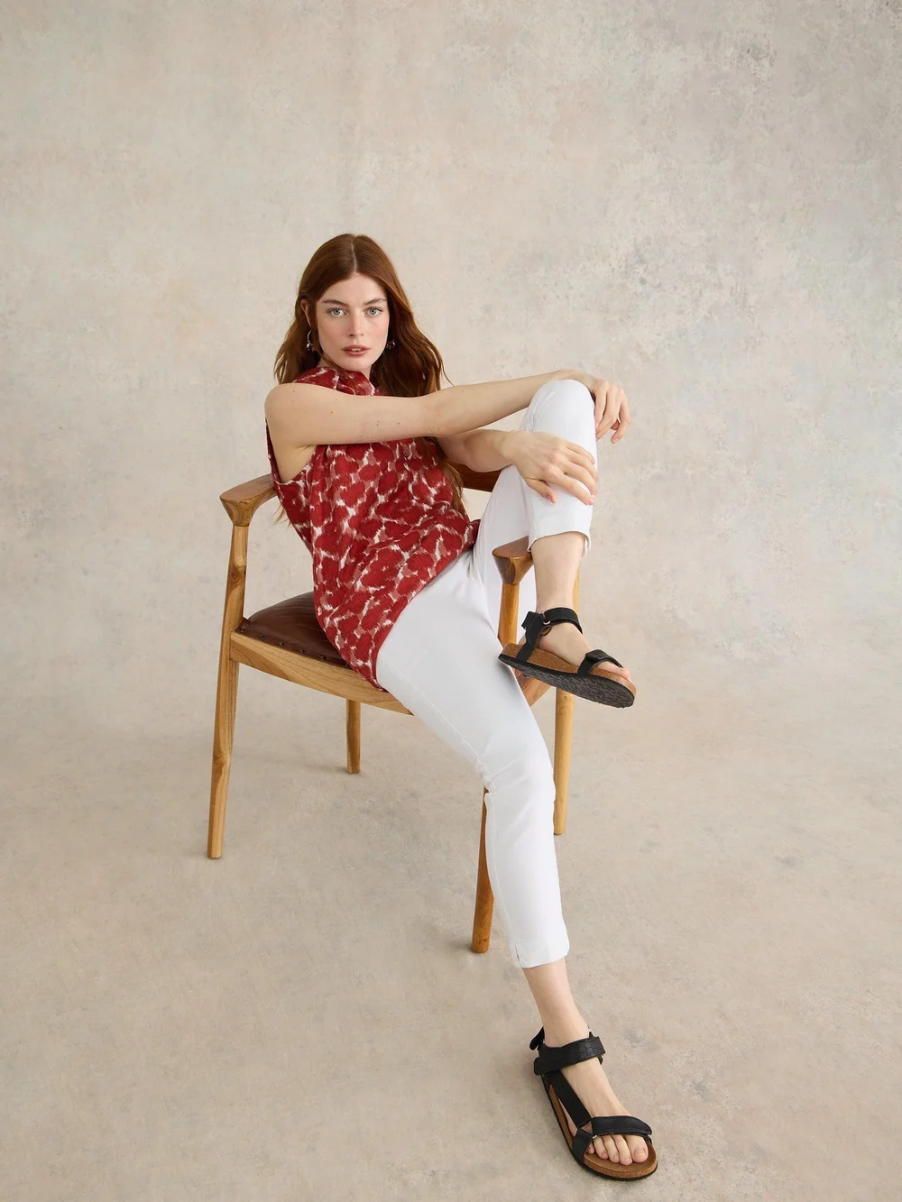 Janey Crop Jegging - Nat White - 52/R Image 1