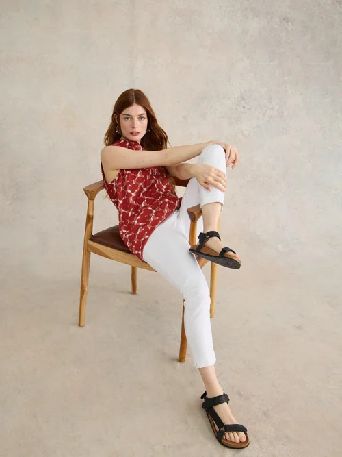 Janey Crop Jegging - Nat White - 52/R Image 1