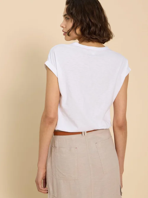 CHEMISE MIXTE EN JERSEY BETH - Bril White - 52 Image 4