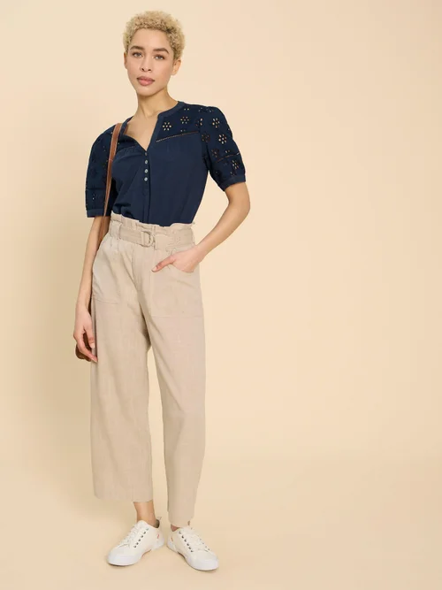 Top brodé Bella - Fr Navy - 40 Image 3