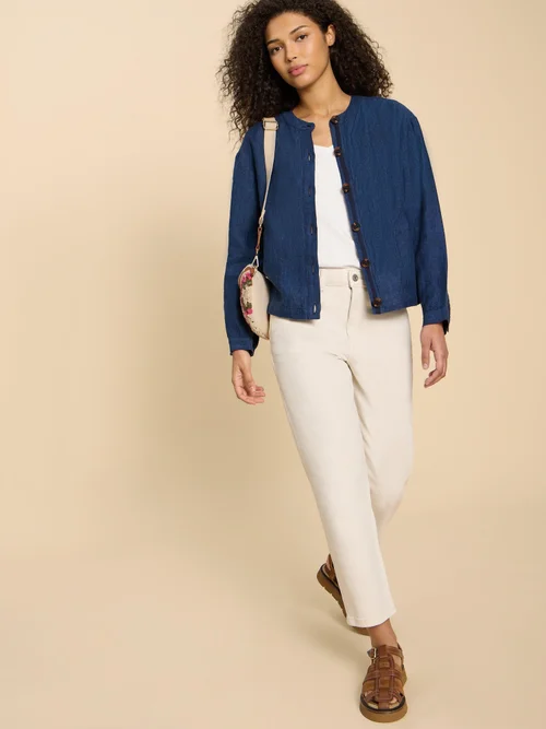 Veste en lin Adele - Dark Navy - 52 Image 1
