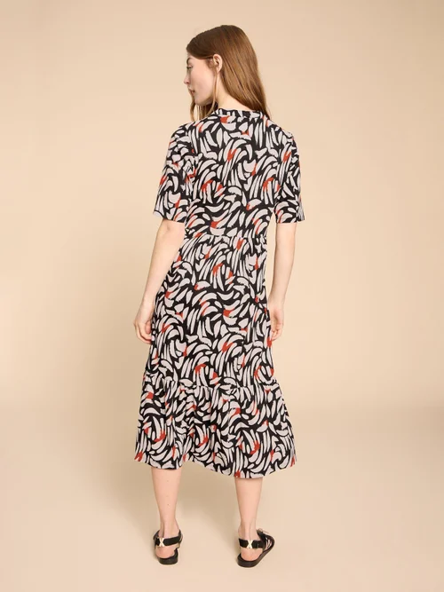 Robe en jersey Naya - Blk Mlt - 52/R Image 4