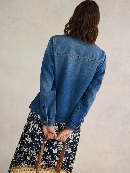 Veste en denim Carrie - Mid Denim - 38/R Image 4