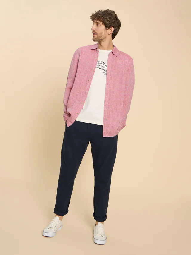 Chemise en lin Pembroke LS