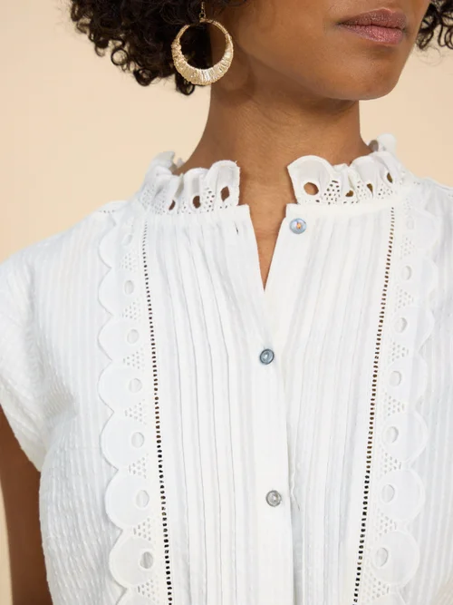 Robe chemise brodée Daisy - Bril White - 52 Image 2