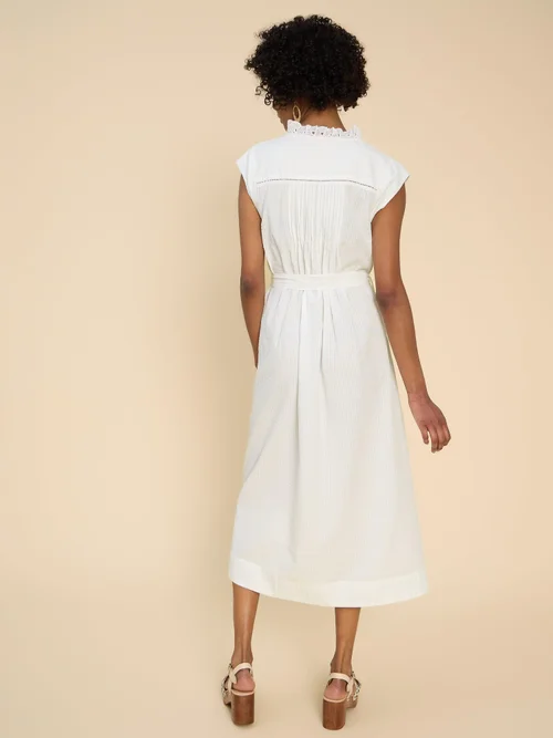Robe chemise brodée Daisy - Bril White - 52 Image 4