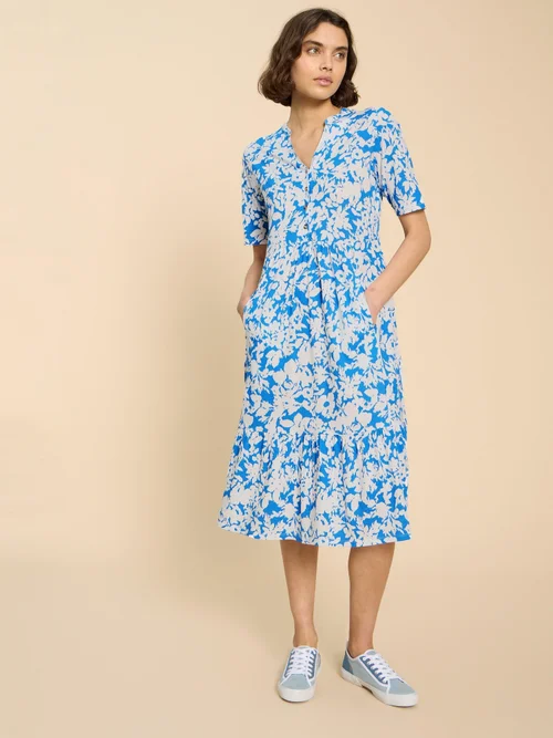 Robe en jersey Naya - Blue Mlt - 52/R Image 2