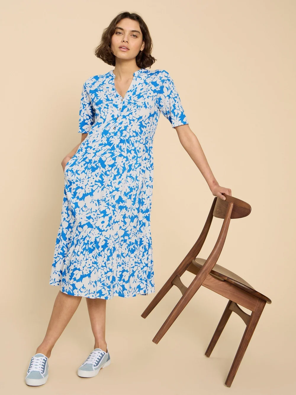 Robe en jersey Naya - Blue Mlt - 52/R Image 1