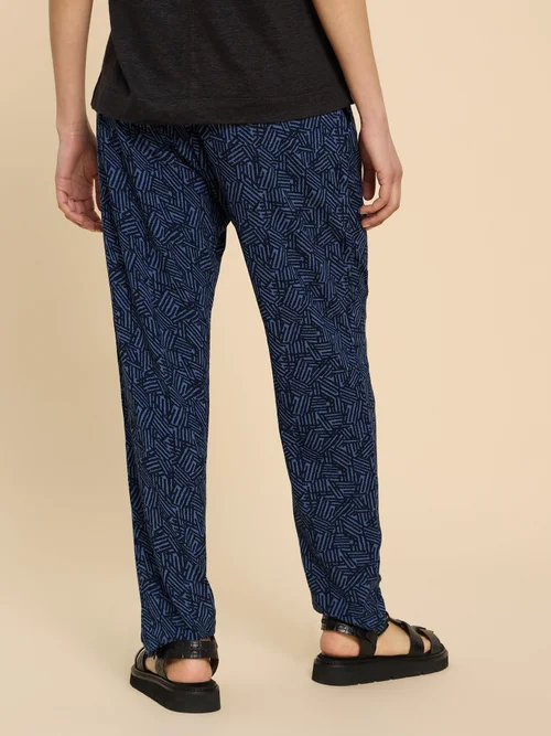Pantalon en jersey Maison Eco Vero - Navy Pr - 52 Image 4