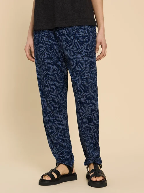 Pantalon en jersey Maison Eco Vero - Navy Pr - 52 Image 3
