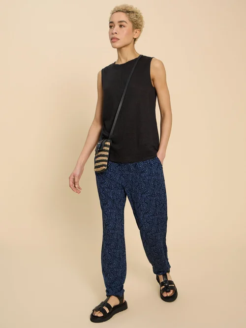 Pantalon en jersey Maison Eco Vero - Navy Pr - 52 Image 2