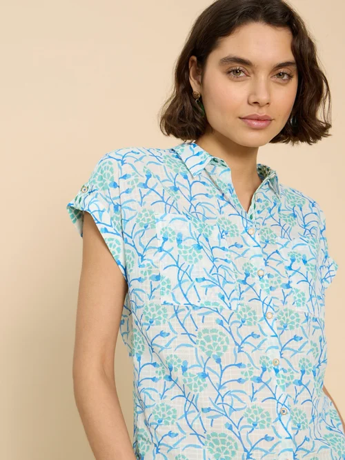 Chemise En Coton Biologique Ellie - Ivory Pr - 52 Image 3