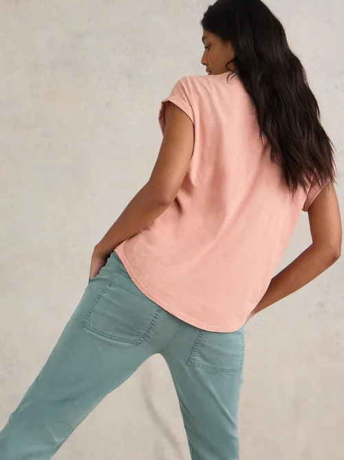 CHEMISE MIXTE EN JERSEY BETH - Dus Pink - 50 Image 4