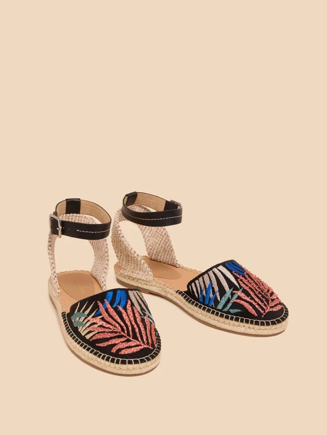Espadrilles à feuilles de chèvrefeuille
