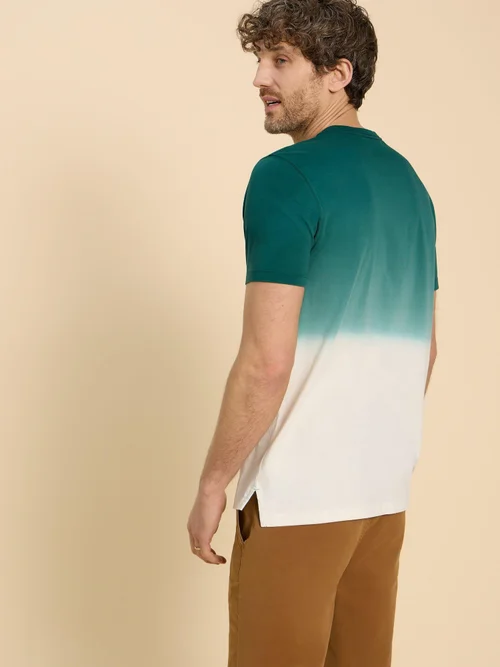 T-shirt Abersoch Dip Dye SS - Teal Mlt - S Image 4