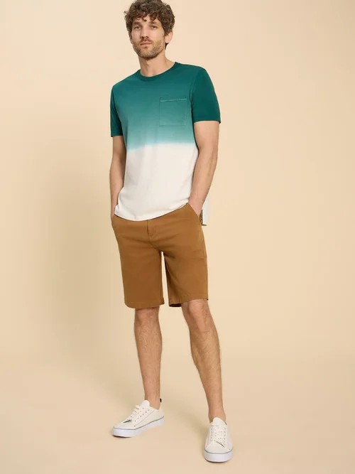 T-shirt Abersoch Dip Dye SS - Teal Mlt - S Image 3