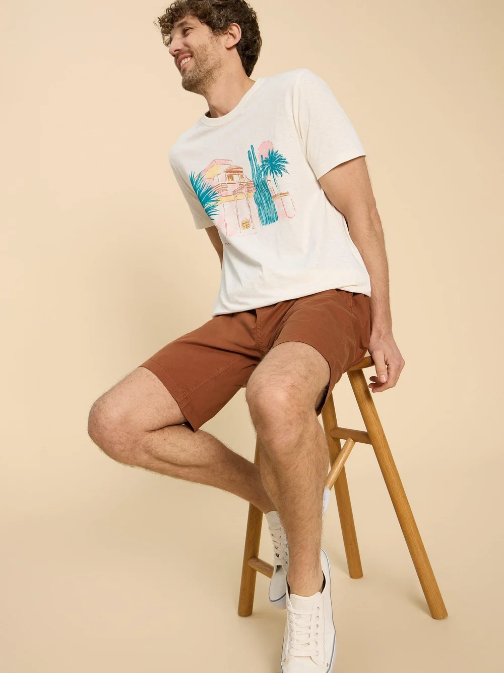Short à cordon Palmer - Mid Brown - 38/R Image 1
