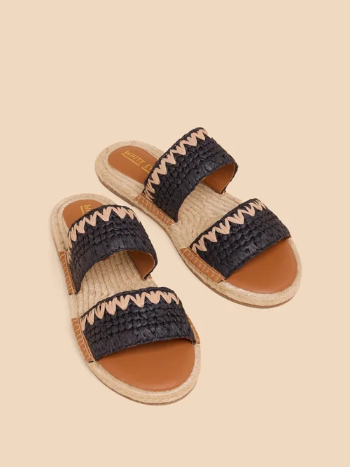 Mules en raphia Belflower - Blk Mlt - 38 Image 2