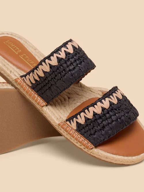 Mules en raphia Belflower - Blk Mlt - 38 Image 4