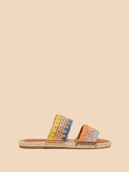 Mules en raphia Belflower - Nat Mlt - 36 Image 1