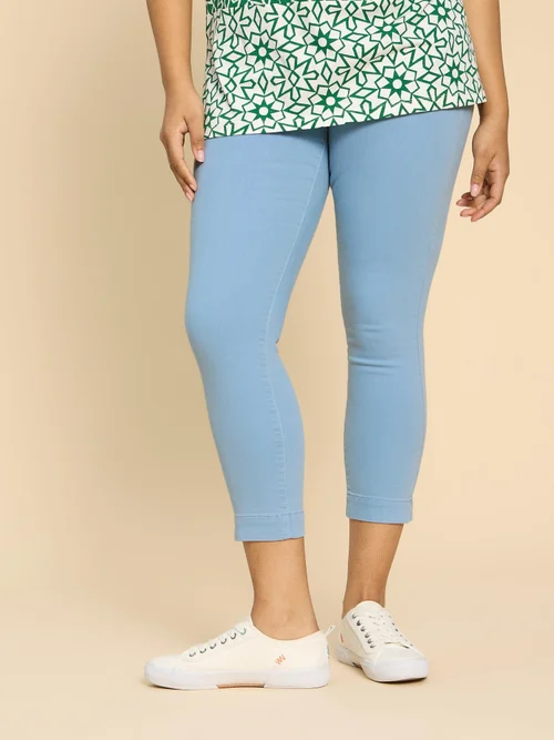 Janey Crop Jegging - Mid Blue - 52/R Image 3