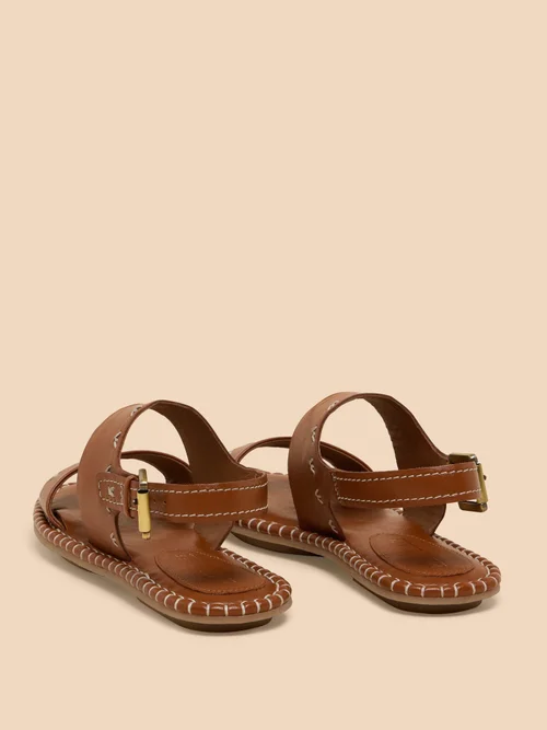 Sandales en cuir Sweetpea - Mid Tan - 37 Image 3