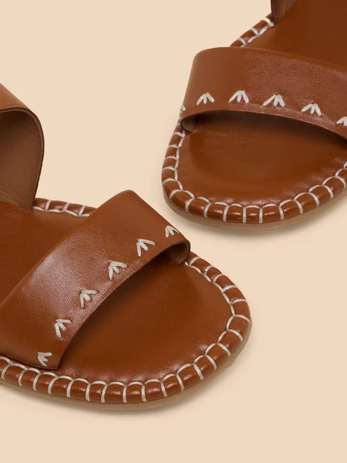 Sandales en cuir Sweetpea - Mid Tan - 37 Image 4