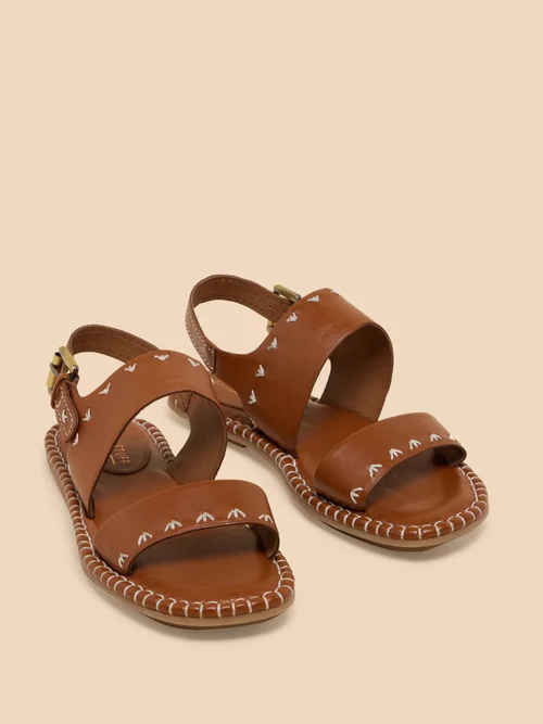 Sandales en cuir Sweetpea - Mid Tan - 37 Image 2